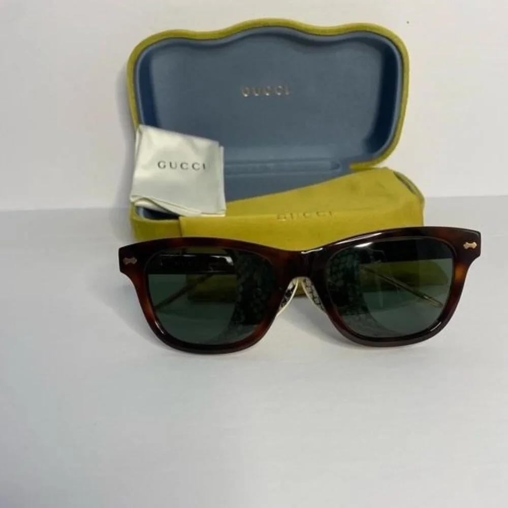 New Auth - GG0671S Sunglasses by Gucci™ Shape: Rectangle, Material: Acetate,